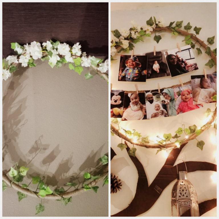 Hula hoop photoframe