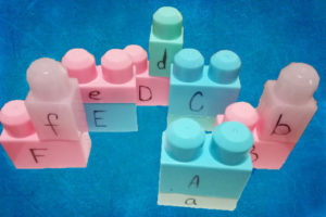 learning alphabet and spellings activity