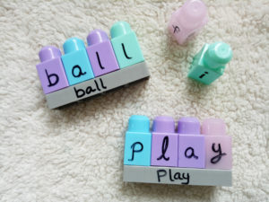 learning alphabet and spellings activity