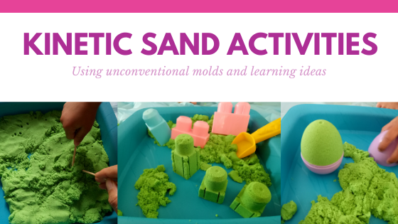 Sensory Kinetic sand activities