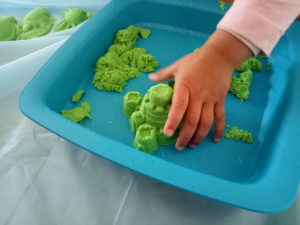 Sensory kinetic sandcastle