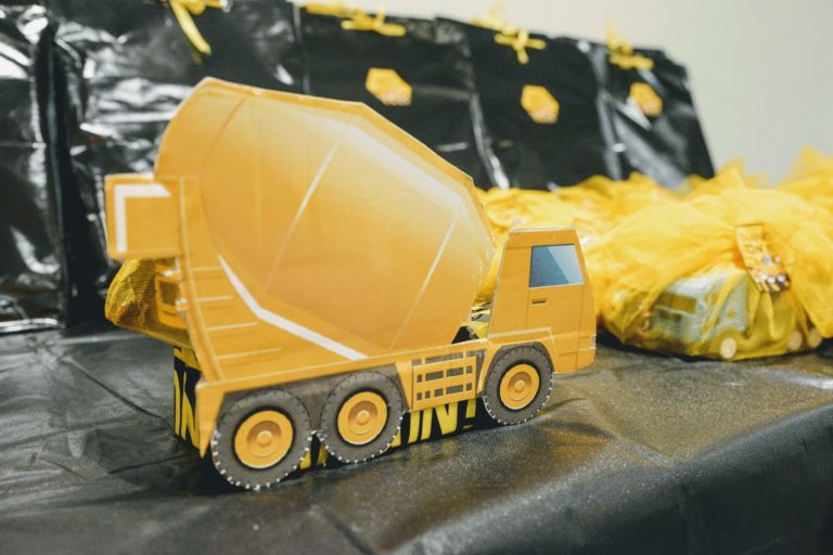 Construction theme birthday party favors