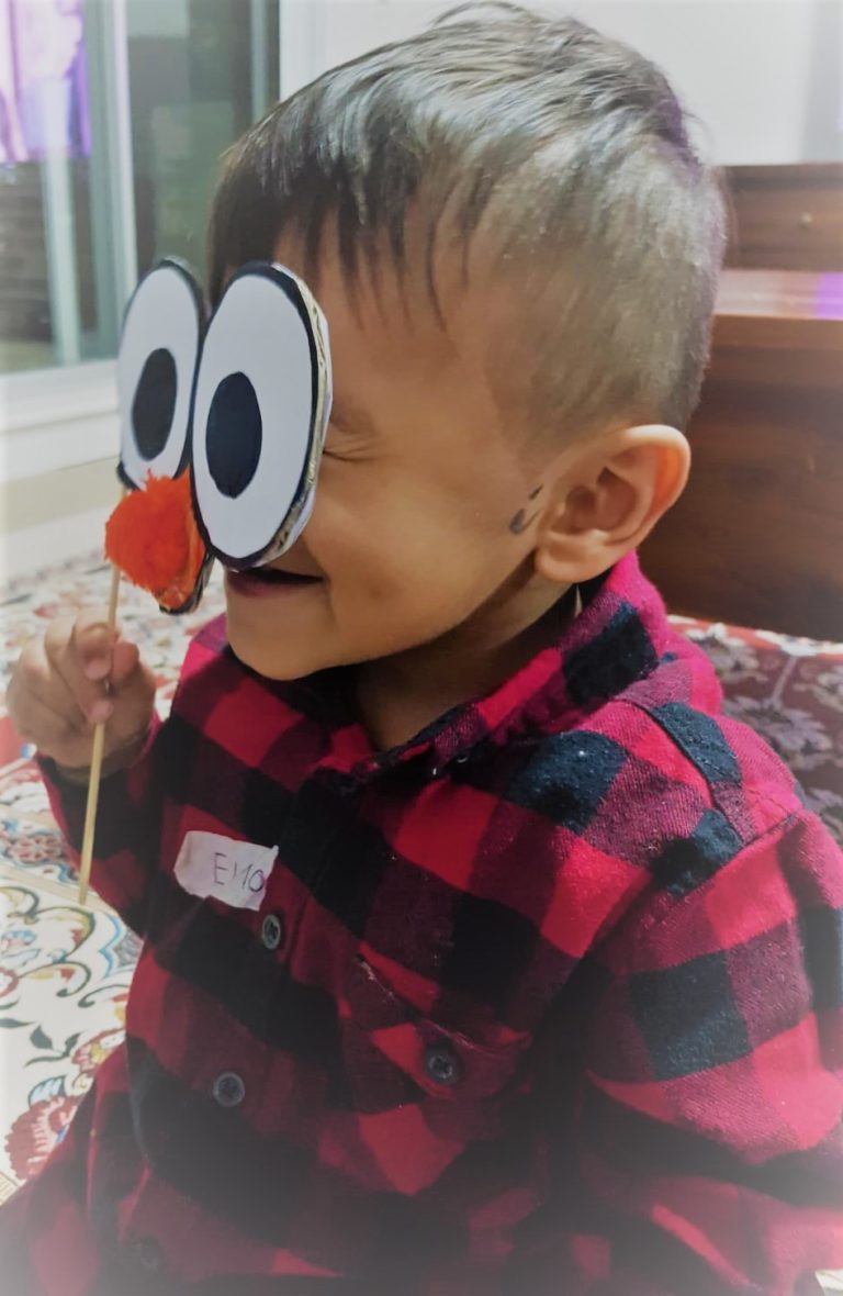 Sesame street Elmo at DIY Book week costumes