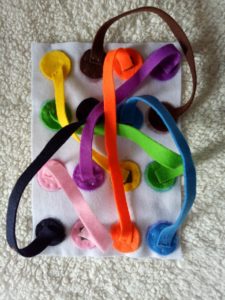 DIY Felt Color Matching Quiet Activity for toddlers