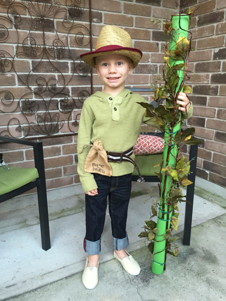 Jack and the Bean stalk at DIY Book week costumes