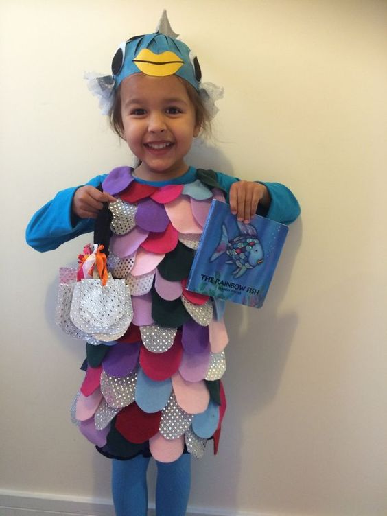 The Rainbow fish at DIY Book week costumes