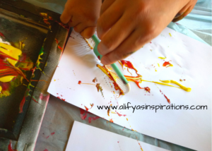 painting ideas for kids comb
