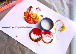 painting ideas for kids bottle caps