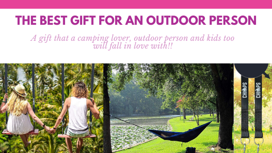 Christmas gift camping lover outdoor hammock straps for trees