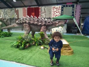 dinosaurs in mall